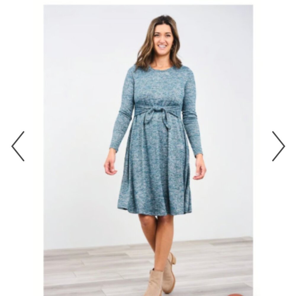 Latched mama sweater dress